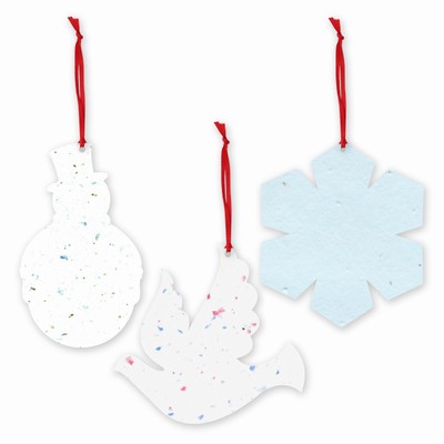 Grow-A-Note® Blank Plantable Ornaments